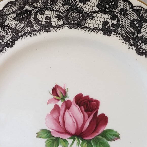 Royal Albert Senorita Pattern 10 1/4" Dinner Plate Rare Vintage 1950 GUC - Picture 2 of 9
